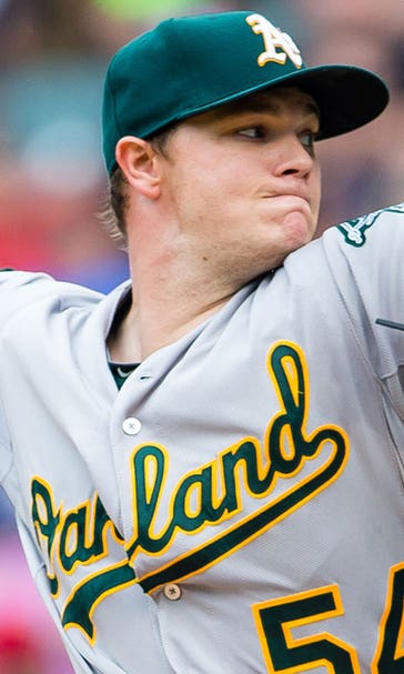 Gray tosses two-hit shutout as A's take down Indians